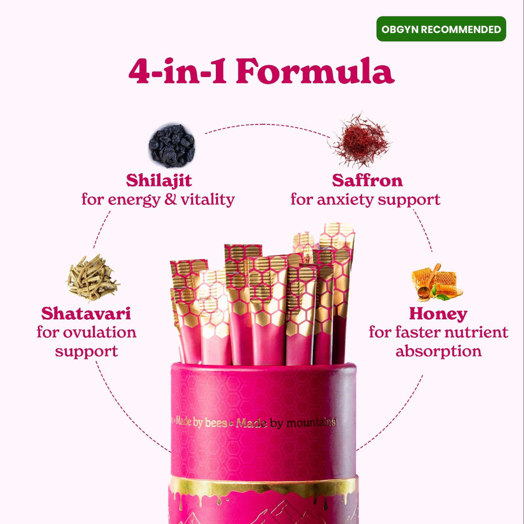 WellnessCave™ She-Lajit Women’s Vital Honey Sticks