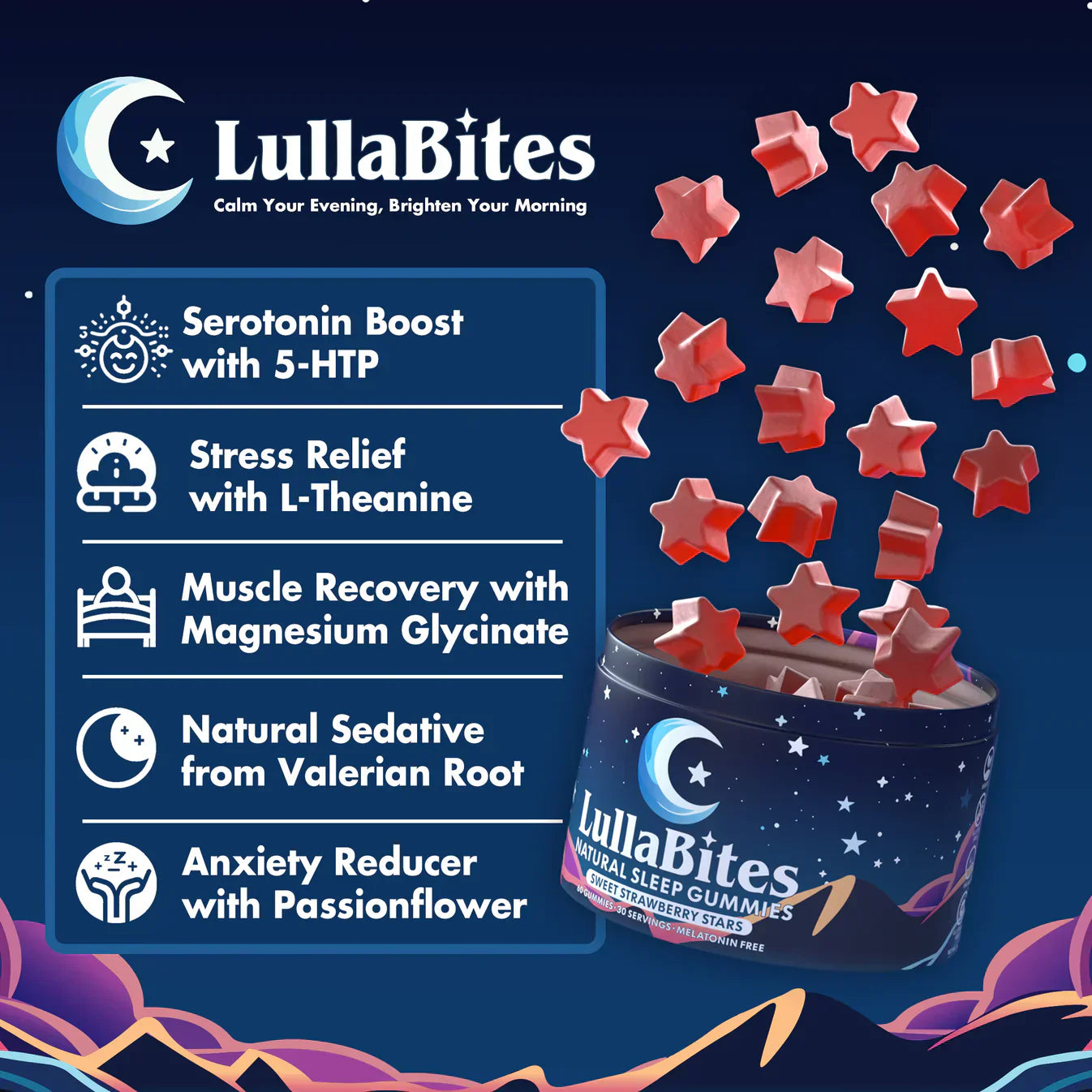 WellnessCave™ Sleep Gummies Lullabites
