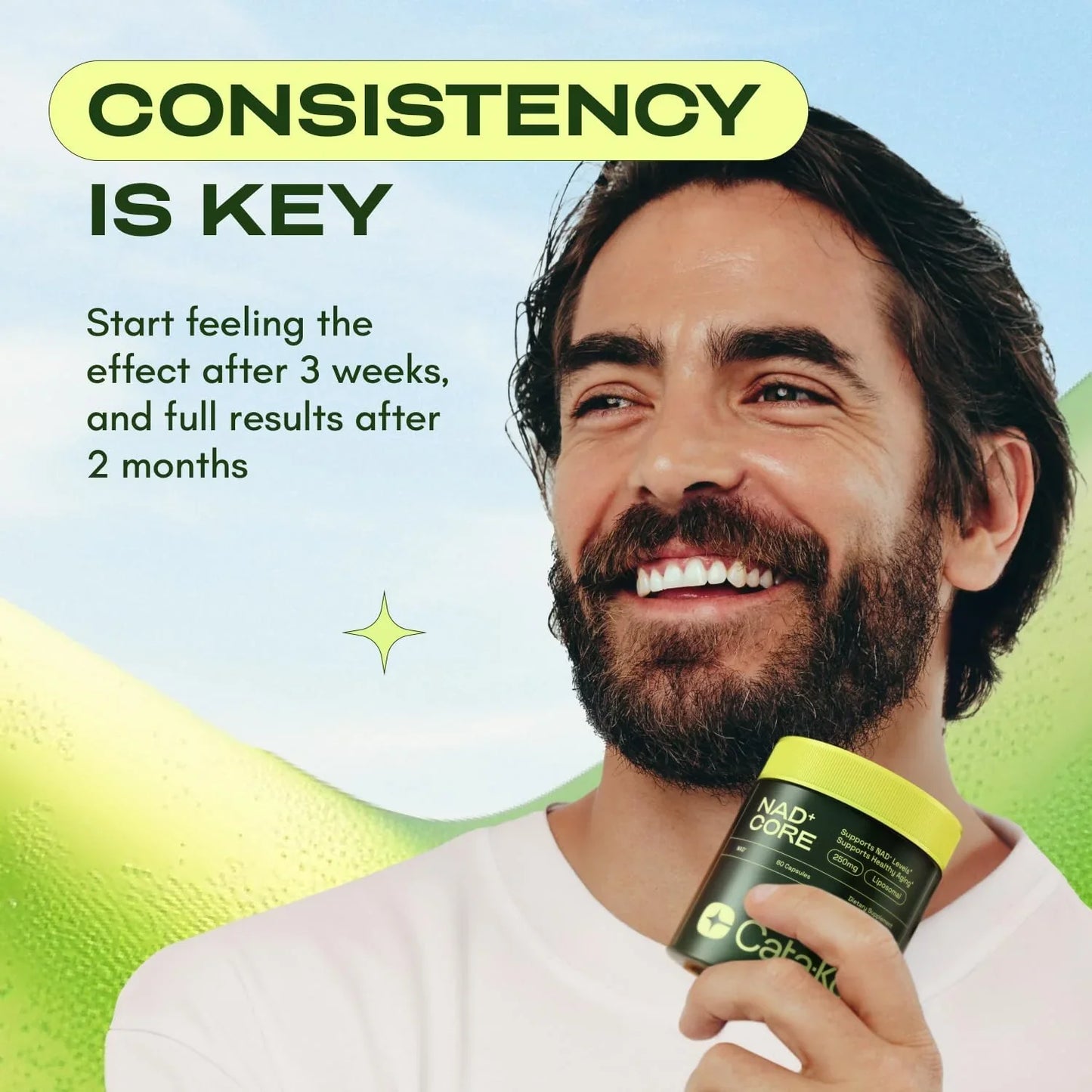 WellnessCave™ Cata-Kor NAD+ Anti-Aging Supplement
