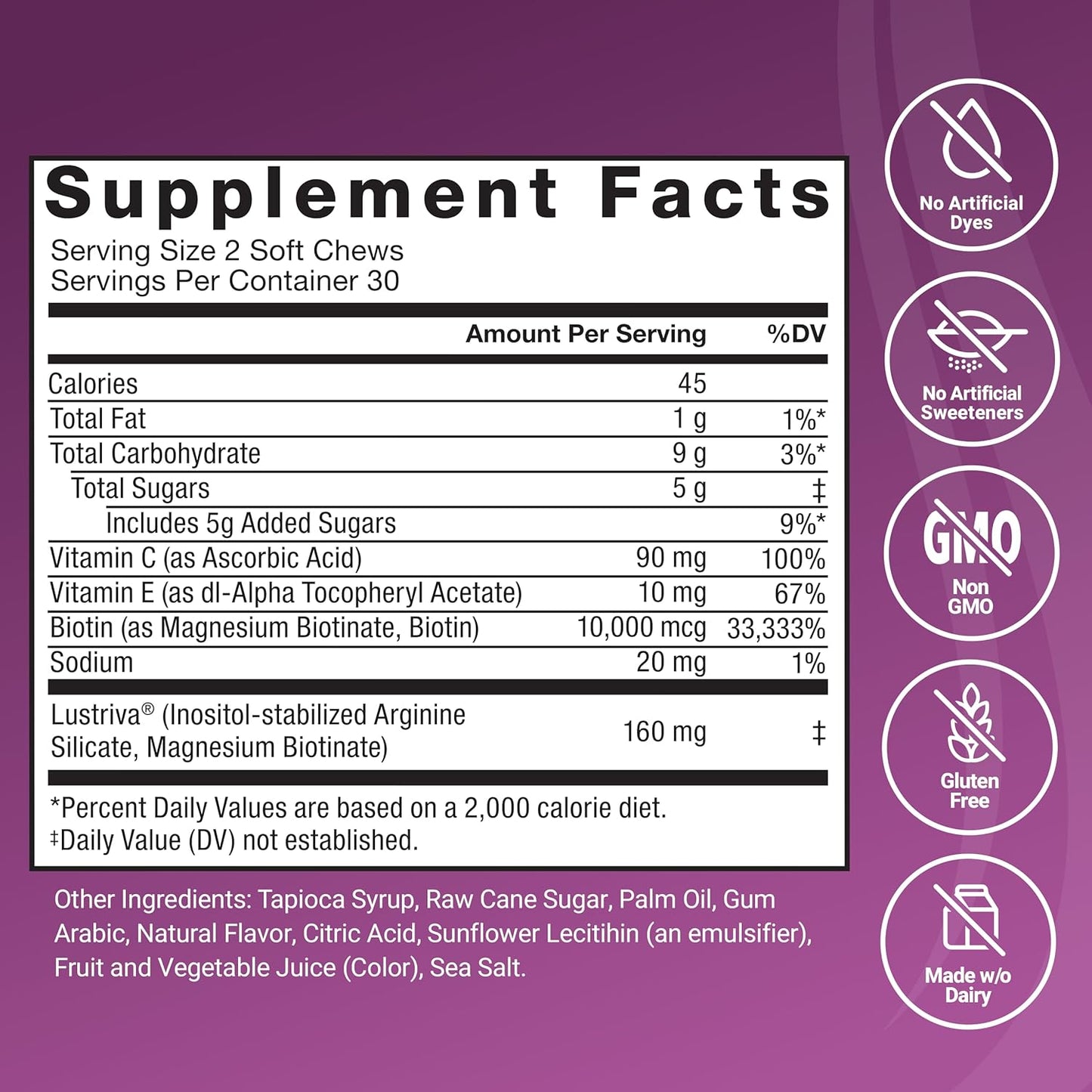 WellnessCave™ Hair Growth Accelerator Soft Chews