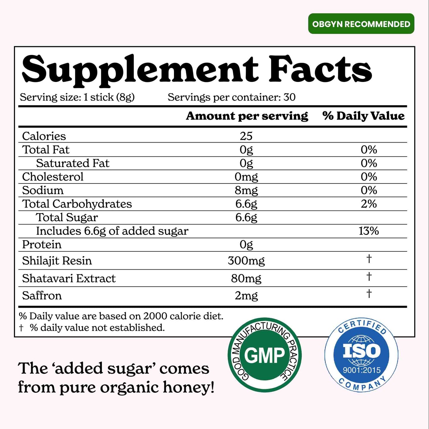 WellnessCave™ She-Lajit Women’s Vital Honey Sticks