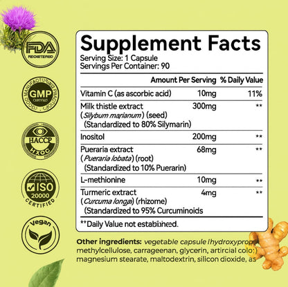 Detox Your Liver, Unlock Your Best Self With Wellness Cave™ Milk Thistle