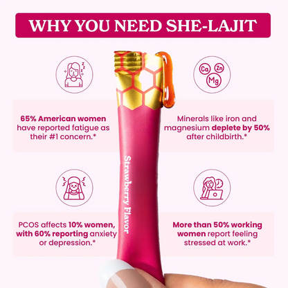 WellnessCave™ She-Lajit Women’s Vital Honey Sticks