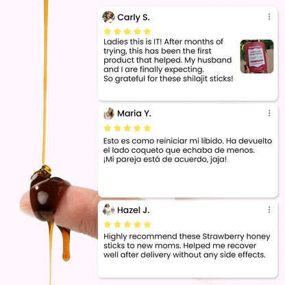 WellnessCave™ She-Lajit Women’s Vital Honey Sticks