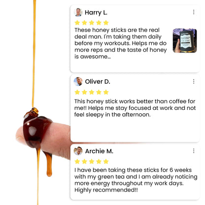WellnessCave™ Pure Shilajit Honey Sticks