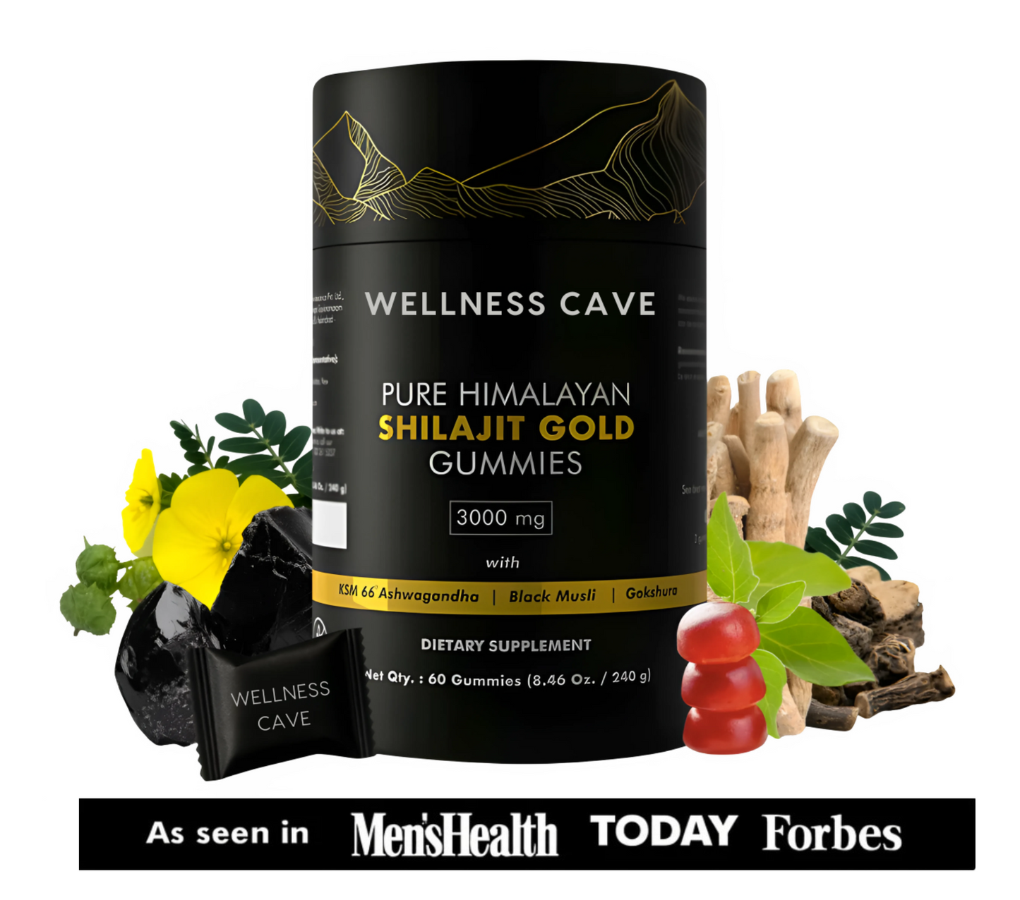 Wellness Cave™ - Pure Himalayan Shilajit Gold Gummies