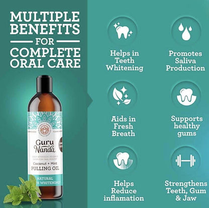 WellnessCave™ Guru Nanda Coconut Oil Pulling w/ Essential Oils